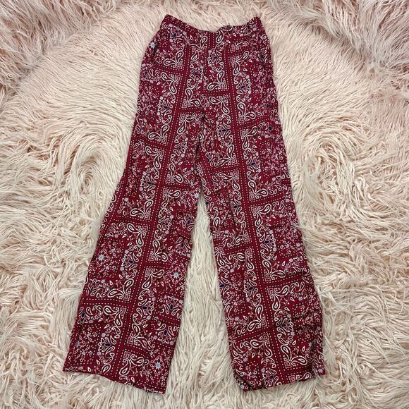 Women’s Small Red Palazzo Pants - Picture 1 of 4
